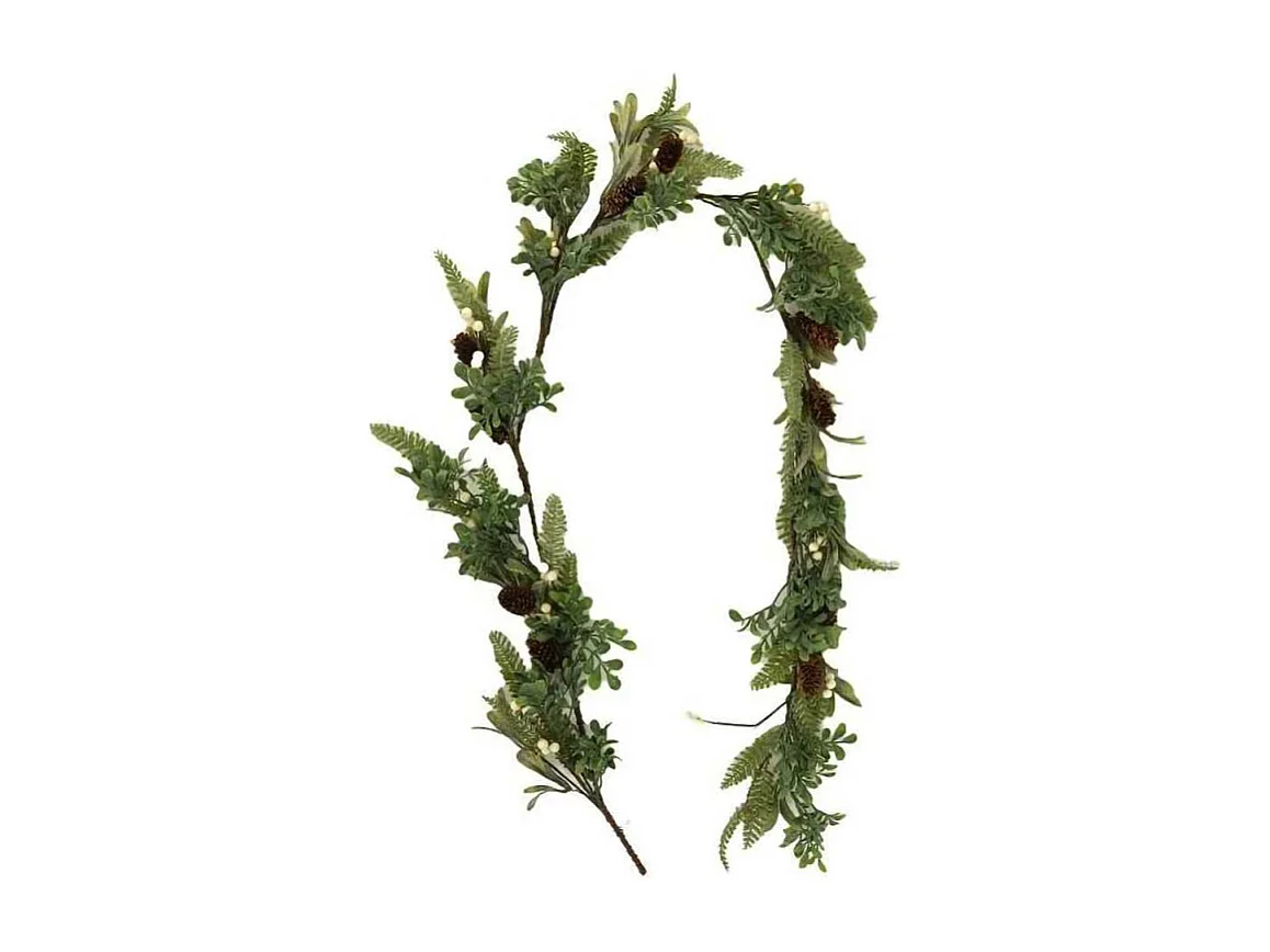 Festone plastica verde cm150