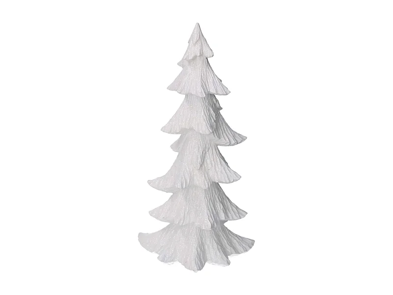 Albero resina bianco cm 18,5x14h36
