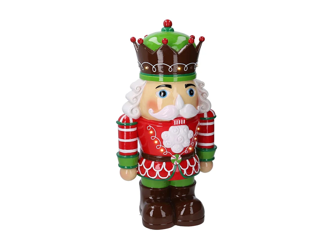 Soldatino resina con led verde cm26x18h48