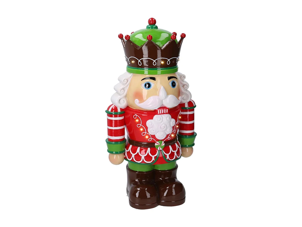 Soldatino resina con led verde cm26x18h48