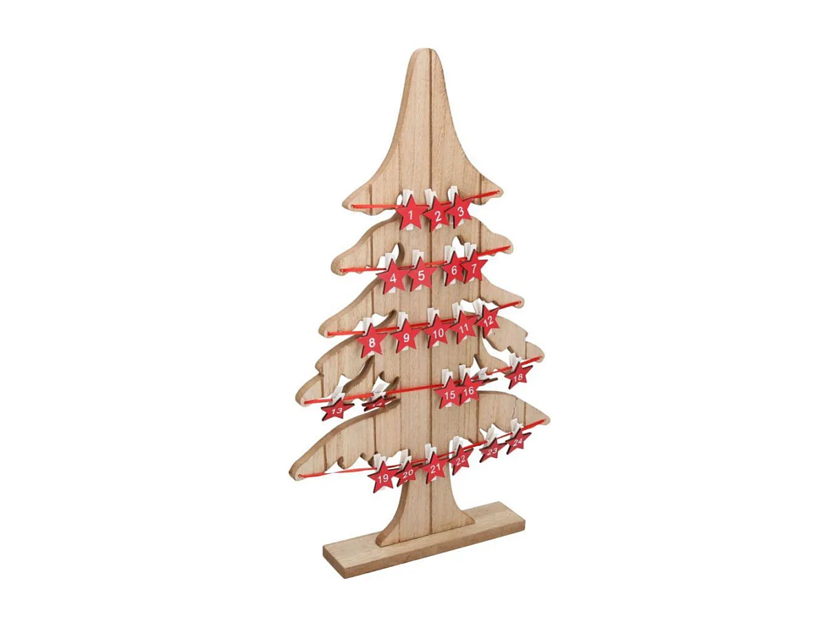 Albero legno naturale con portamemo cm 29x5h49