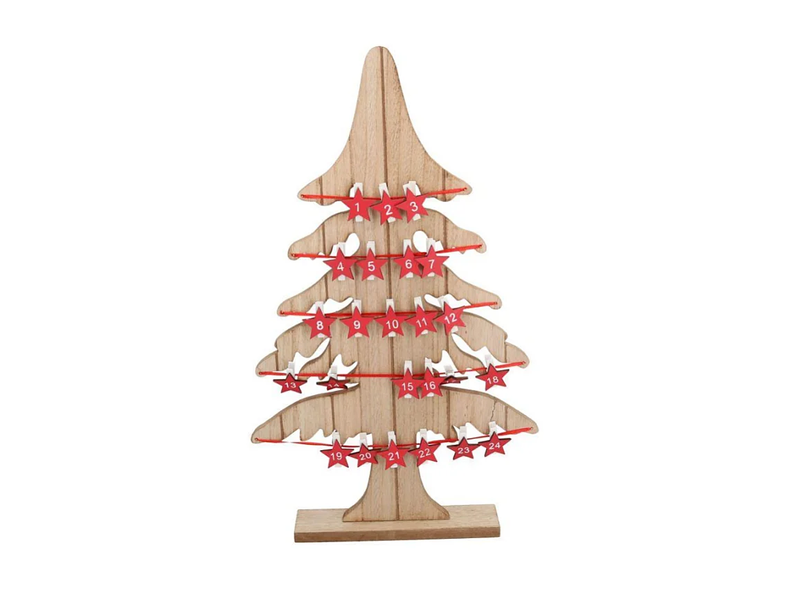 Albero legno naturale con portamemo cm 29x5h49