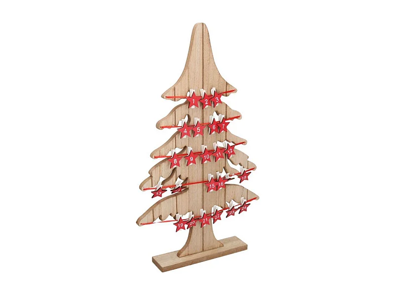 Albero legno naturale con portamemo cm 29x5h49