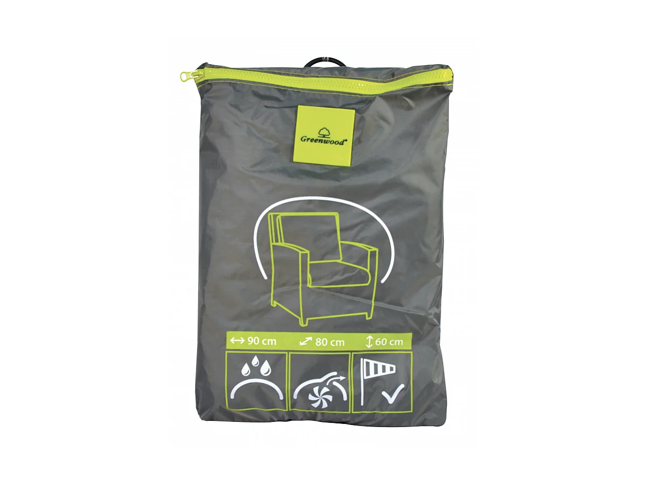 Funda para sillones de jardín exterior impermeable 90x80x60 cm CVP