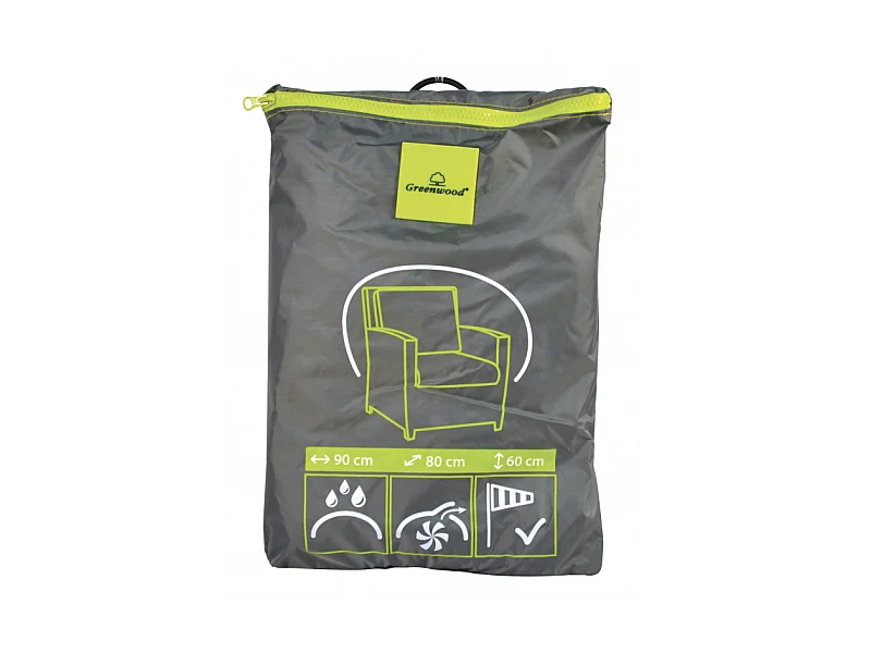 Funda para sillones de jardín exterior impermeable 90x80x60 cm CVP