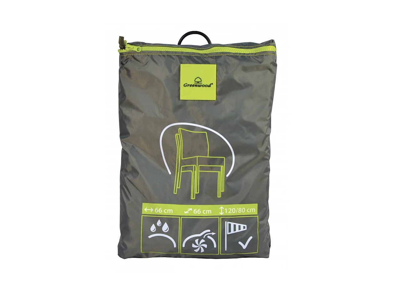 Funda impermeable para 4 sillas de jardín exterior bar restaurante CVS