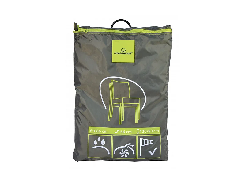 Funda impermeable para 4 sillas de jardín exterior bar restaurante CVS