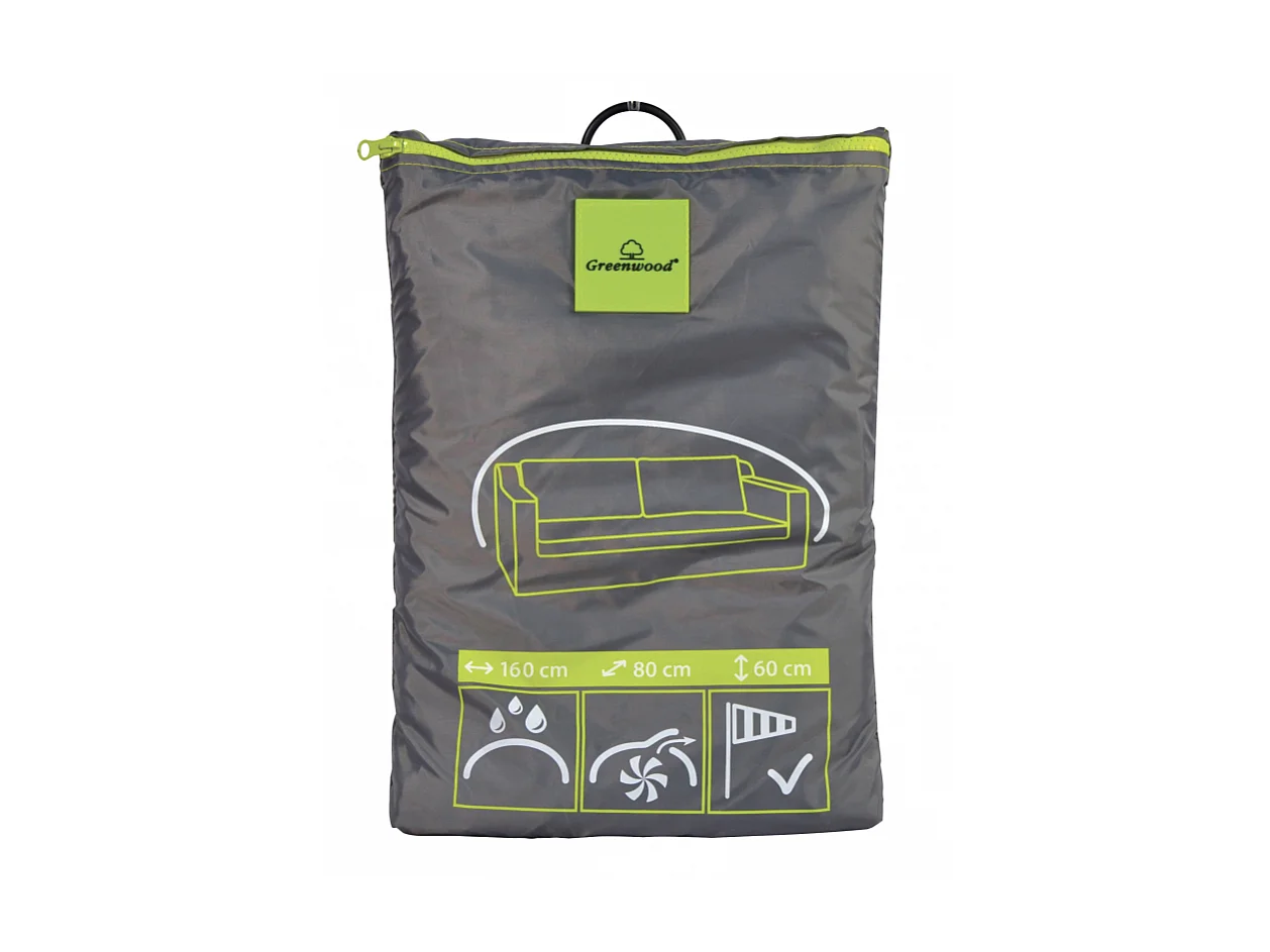 Abdeckung für 2-Sitzer-Gartencouch 160x80x60cm wasserdicht CVD1