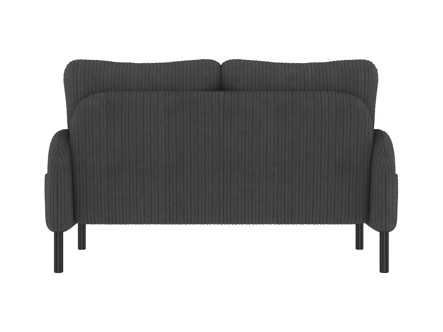 Ensemble Canapé 3 places - 120 x 75 x 79 cm - avec repose-pieds + canapé 2 places + fauteuil - Velours - gris