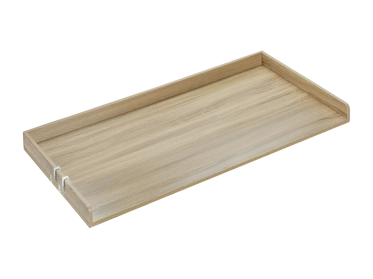 Piano di Appoggio per Lavatrice-Asciugatrice SucceBuy in Legno 137x69 CM, in Legno, Resistente all'Acqua con Cuscinetti Antiscivolo, per Organizzazione Lavaggio