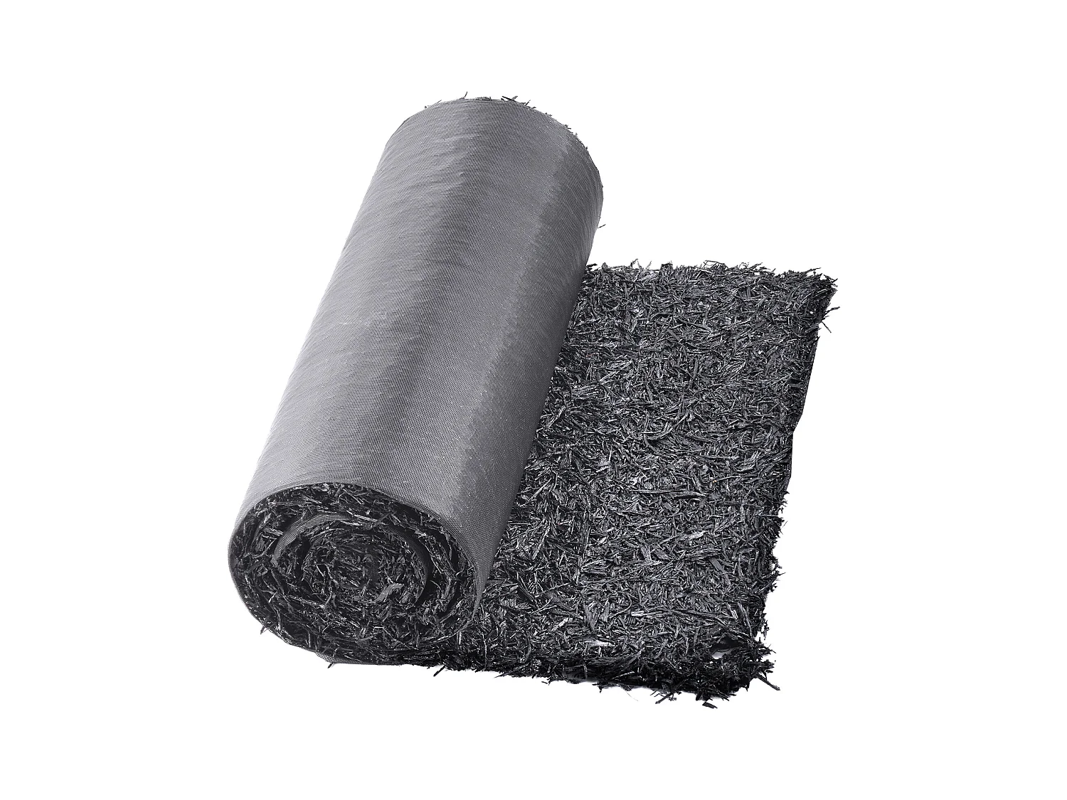 Rouleaux de Paillis SucceBuy Lot de 2 en Caoutchouc 244 x 56 cm pour Tapis d'Aménagement Paysager, Allée Permanente, Bordure Noire d'Aspect Naturel