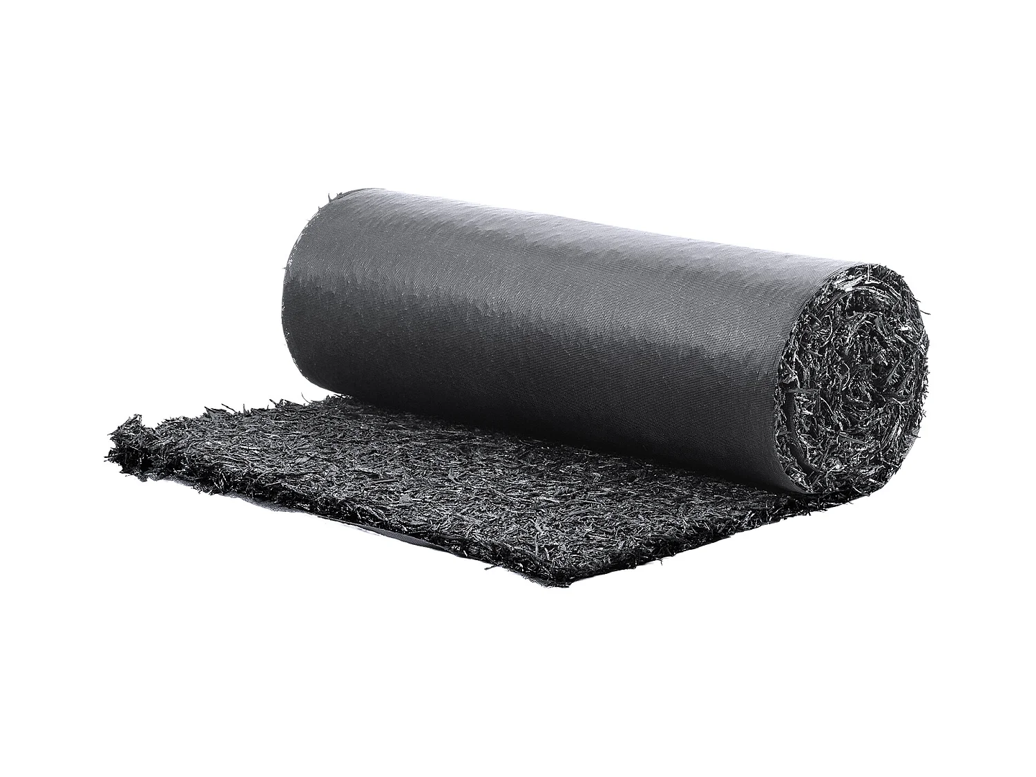 Mulchrollen SucceBuy Satz von 2 aus Gummi 244 x 56 cm für Landschaftsbau-Matte, Dauerhafter Weg, Natur-Schwarze Randleiste