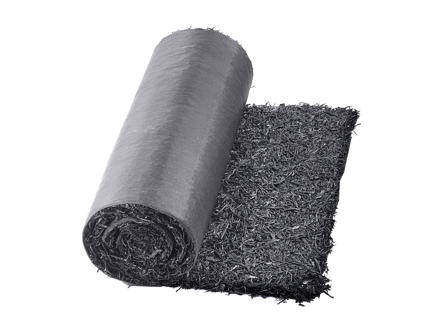 Rollos de Mantillo SucceBuy Lote de 2 de Caucho 244 x 56 cm para Alfombra de Paisajismo, Camino Permanente, Borde Negro de Aspecto Natural