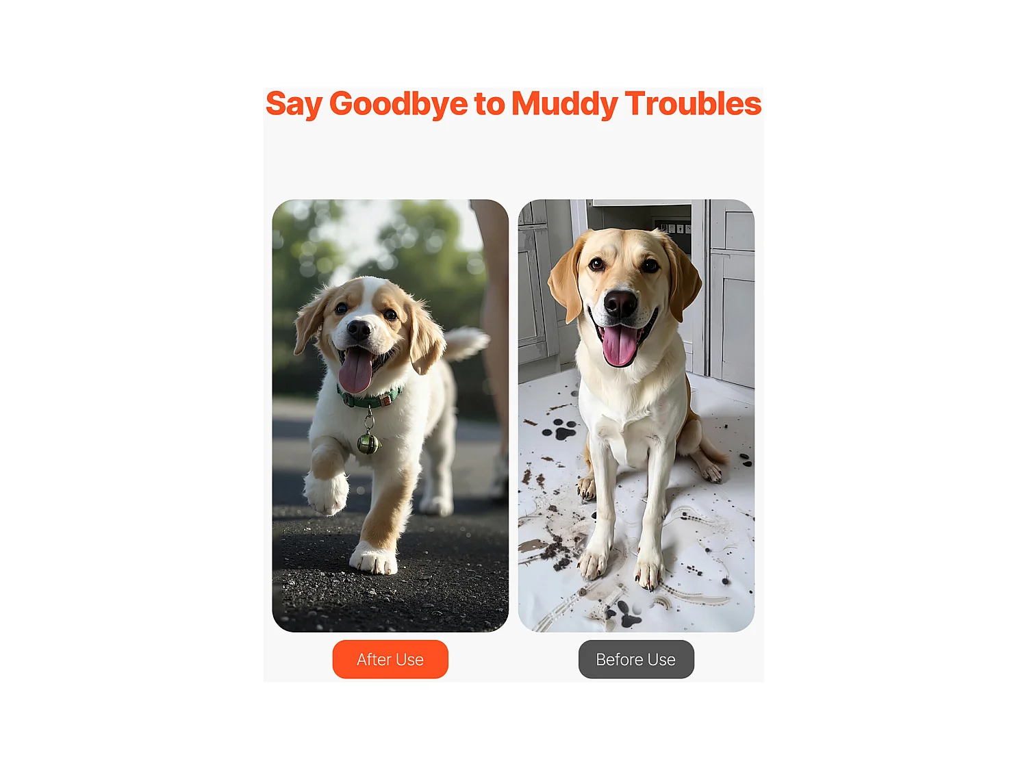 Rouleau de Paillis SucceBuy en Caoutchouc 305 x 11cm, Tapis Recyclé, Aspect Naturel, Empêche les Mauvaises Herbes et la Boue, pour Jardins, Plantes