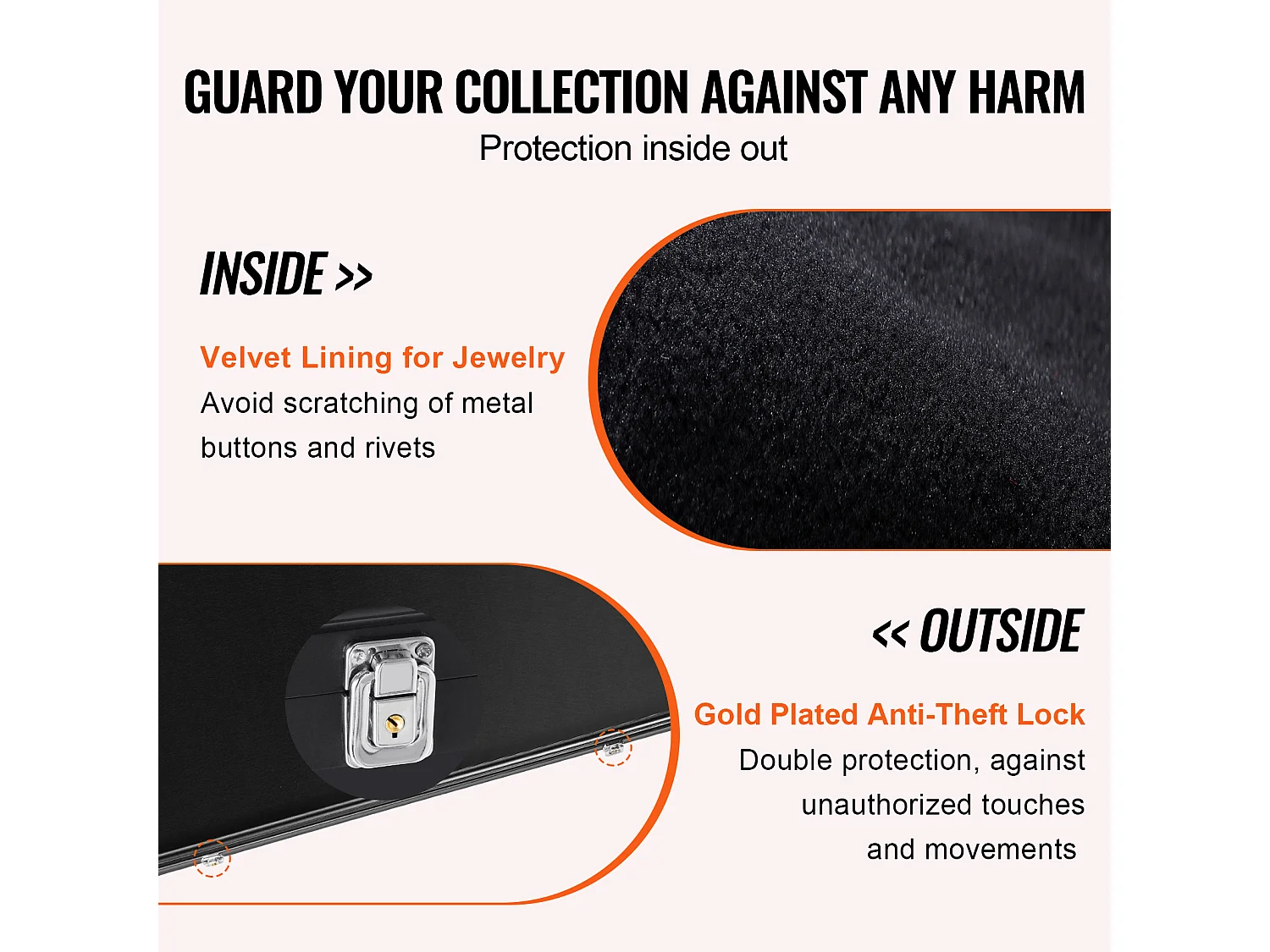 Exhibidor SucceBuy Vitrina para Camisetas 2 Piezas, Dimensiones 59 x 79 x 3.8cm, Caja de Sombra para Camisetas con Cerradura