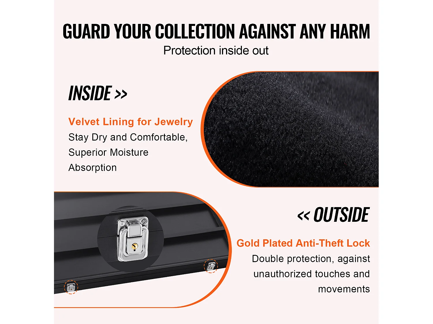 Display SucceBuy Vitrine 30 x 24 x 5.3cm voor 36 Gegradeerde Sportkaarten met 98% UV-Bescherming