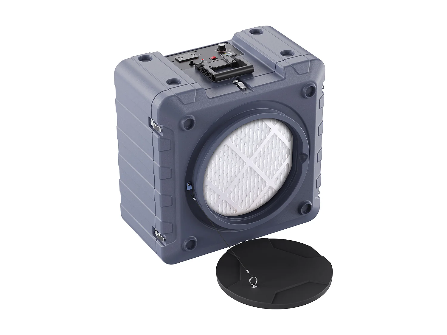 Purificateur d'Air à 3 Étages SucceBuy, Machine à Air Négatif Empilable, 550 CFM