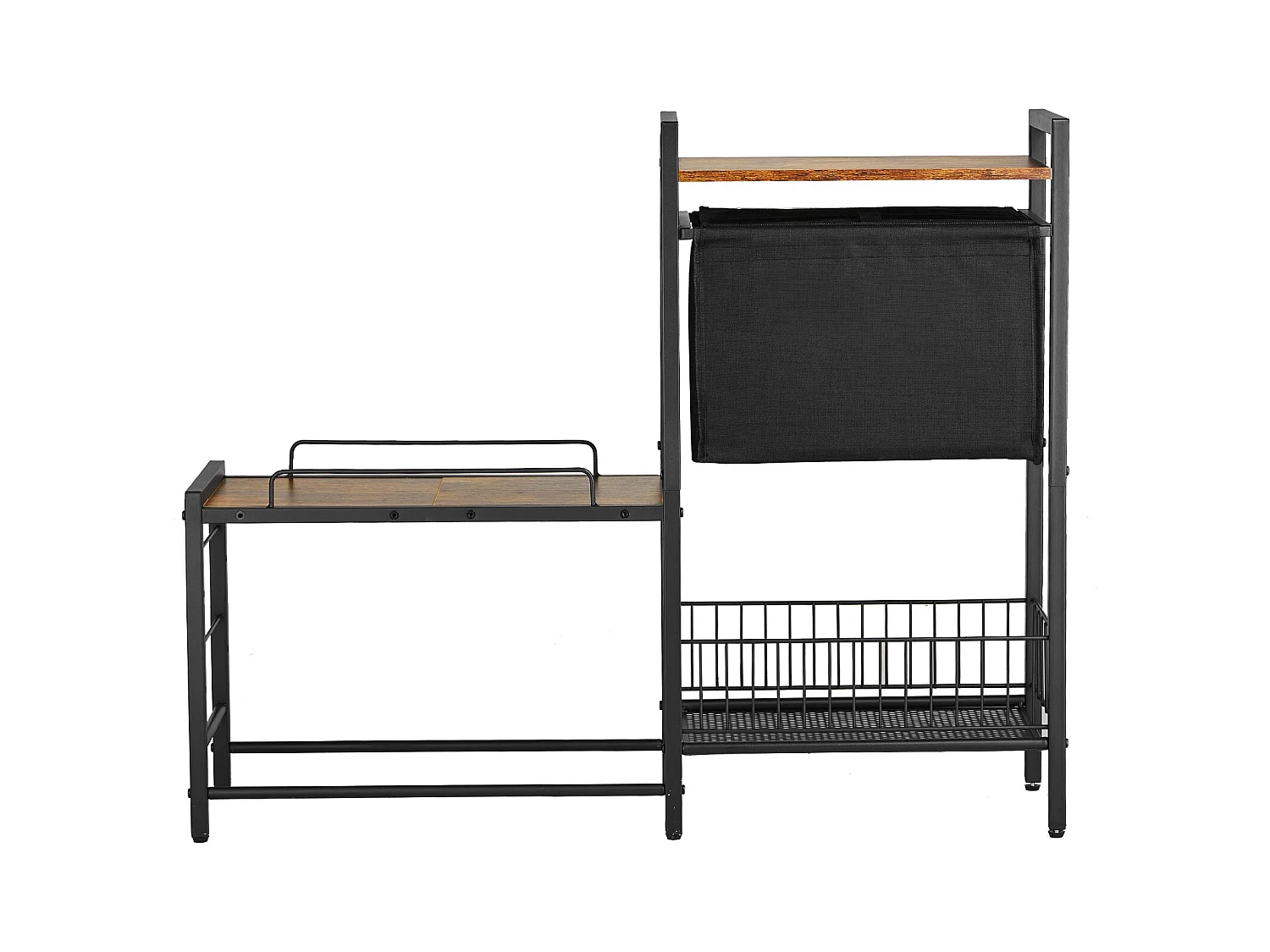 Support de Gamelle Surélevée Réglable pour Chiens SucceBuy, avec Rangement et Bols Surélevés