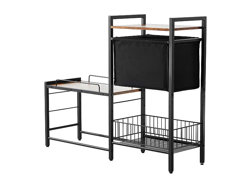 Verstellbarer, Erhöhter Futternapfhalter für Hunde SucceBuy, mit Stauraum und Erhöhten Näpfen