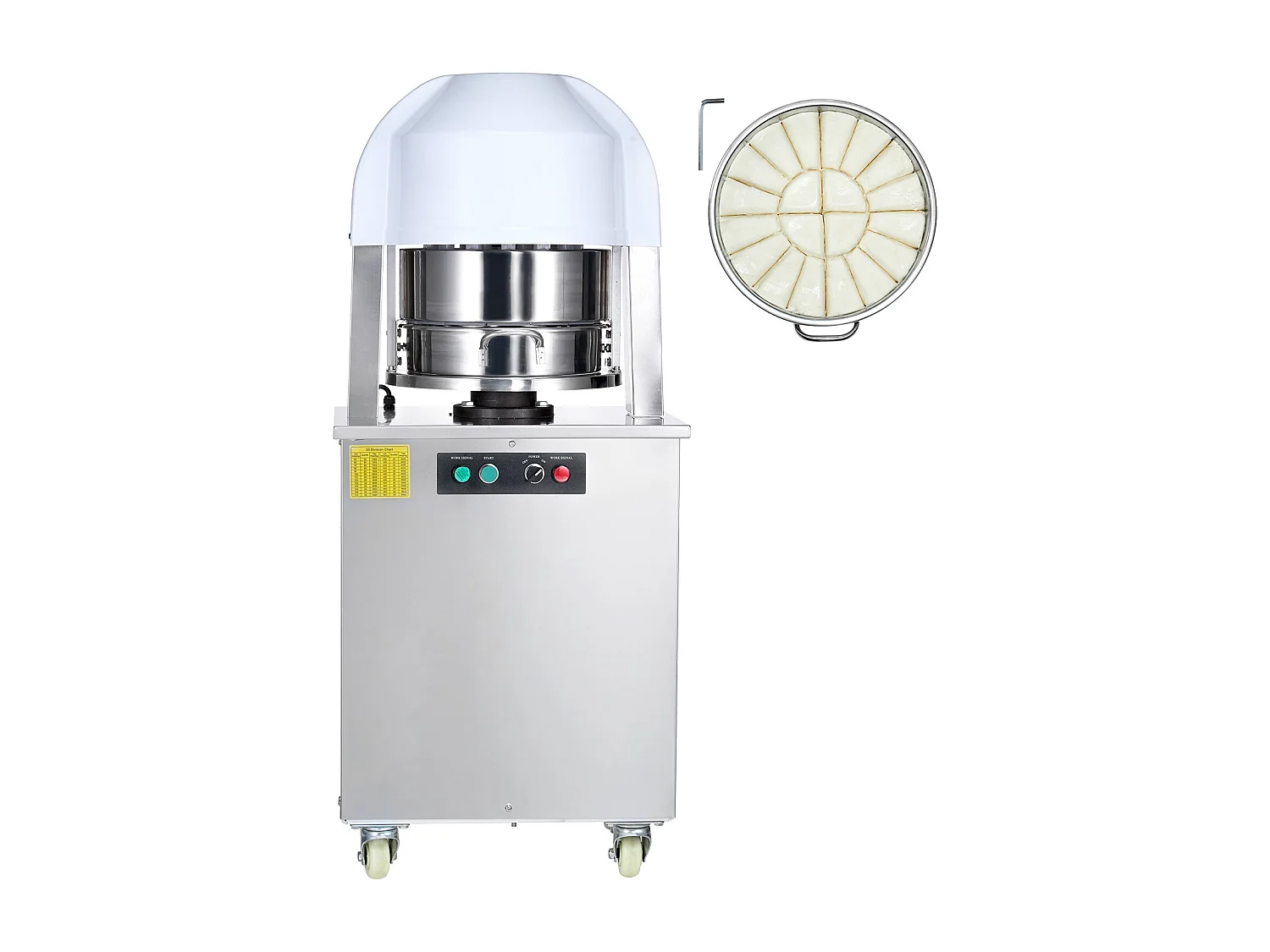 Divisore Elettrico per Impasti SucceBuy, 20 Pezzi, Automatico, per Panifici