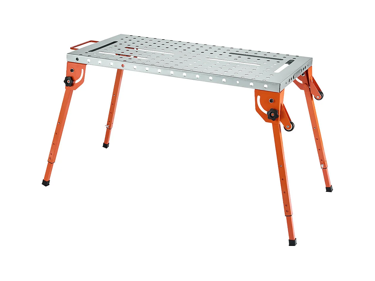 Schweißtisch, SucceBuy Schweißtisch 53.3 × 111.8 cm 227 kg Höhenverstellbare Klappbare Werkbank