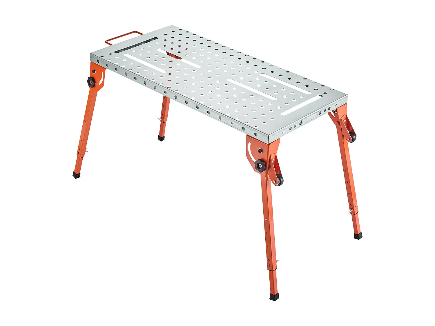 Tavolo da Saldatura, SucceBuy Tavolo da Saldatura 53.3 × 111.8 cm 227 kg Banco da Lavoro Pieghevole Regolabile in Altezza