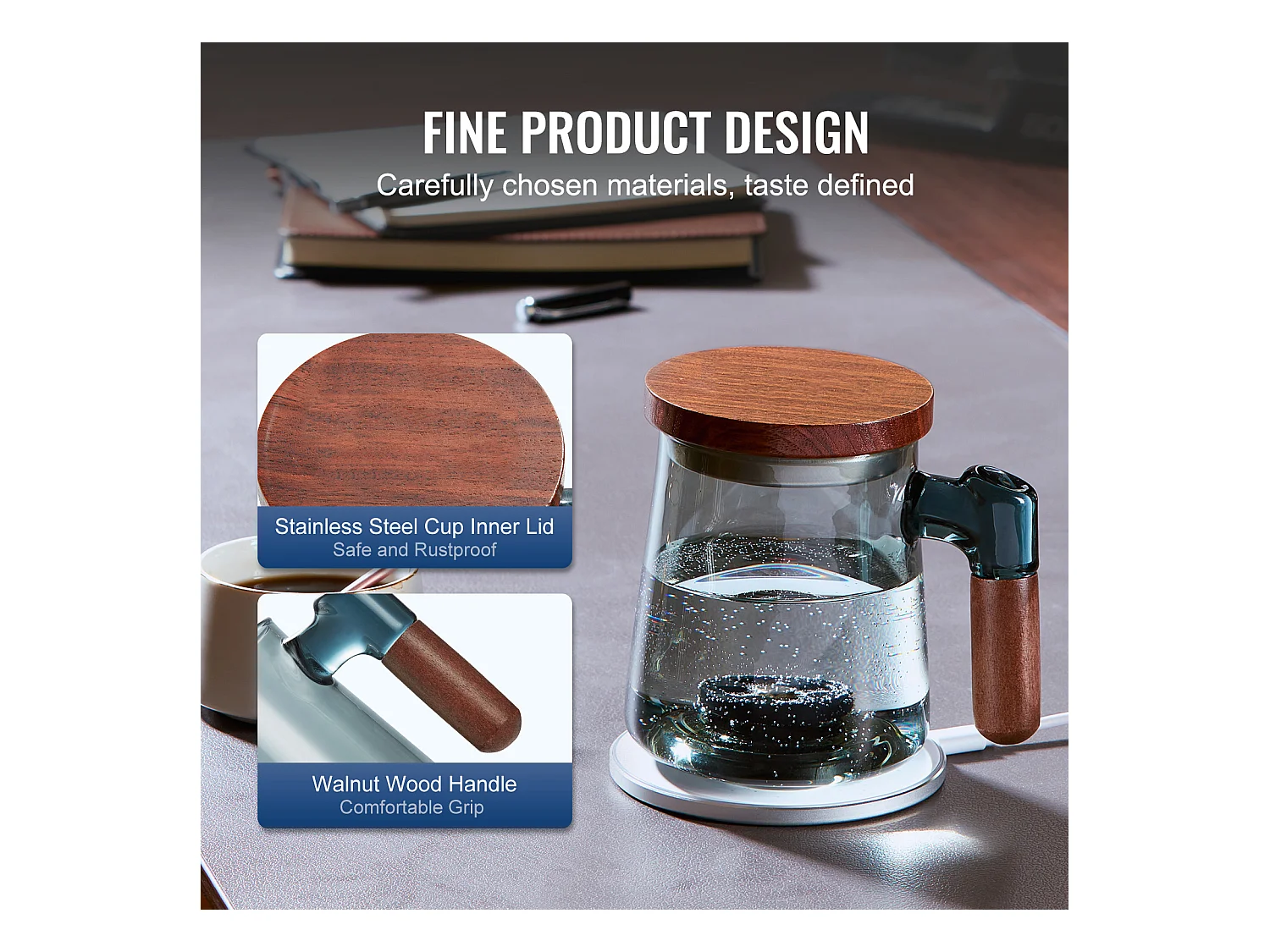 Gobelet à Eau Hydrogène SucceBuy, 400 ml, Générateur SPE, Machine Ioniseur