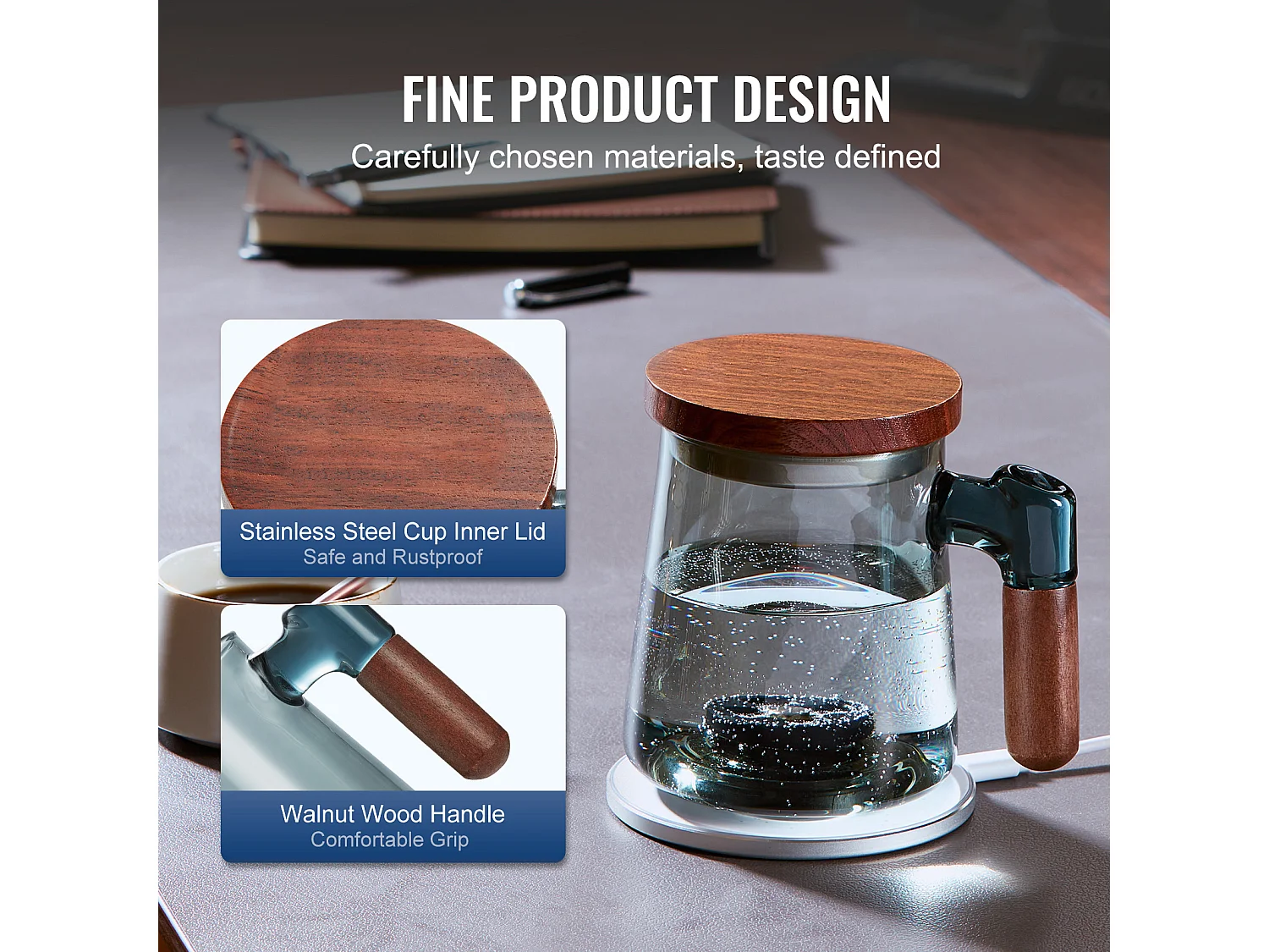 Gobelet à Eau Hydrogène SucceBuy, 400 ml, Générateur SPE, Machine Ioniseur