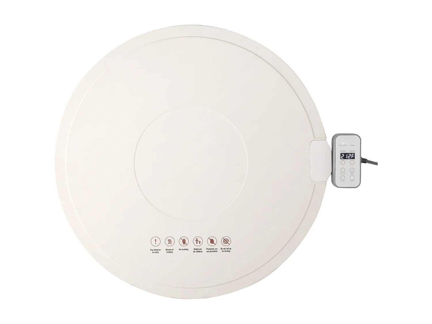 Plateau Chauffant Électrique Enroulable SucceBuy, avec Contrôle de la Température, pour Buffet