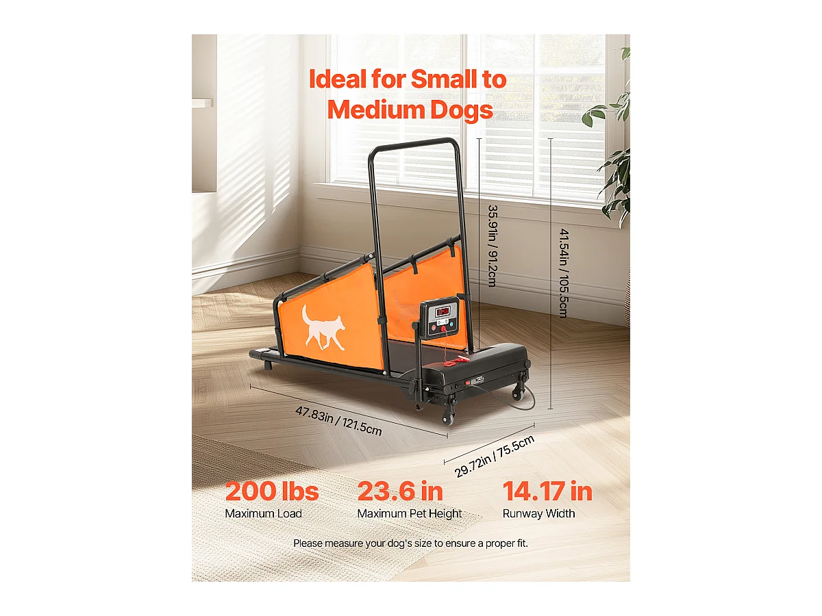 Tapis de Course pour Chiens de Taille Moyenne SucceBuy, Tapis de Course Électrique pour Animaux de Compagnie, pour l'Entraînement d'Agilité