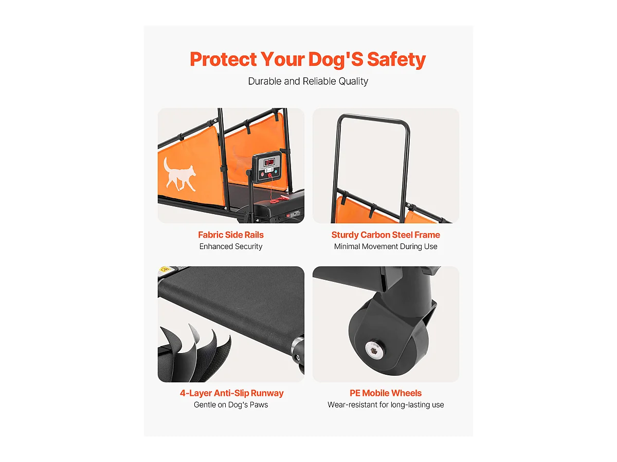 Tapis de Course pour Chiens de Taille Moyenne SucceBuy, Tapis de Course Électrique pour Animaux de Compagnie, pour l'Entraînement d'Agilité