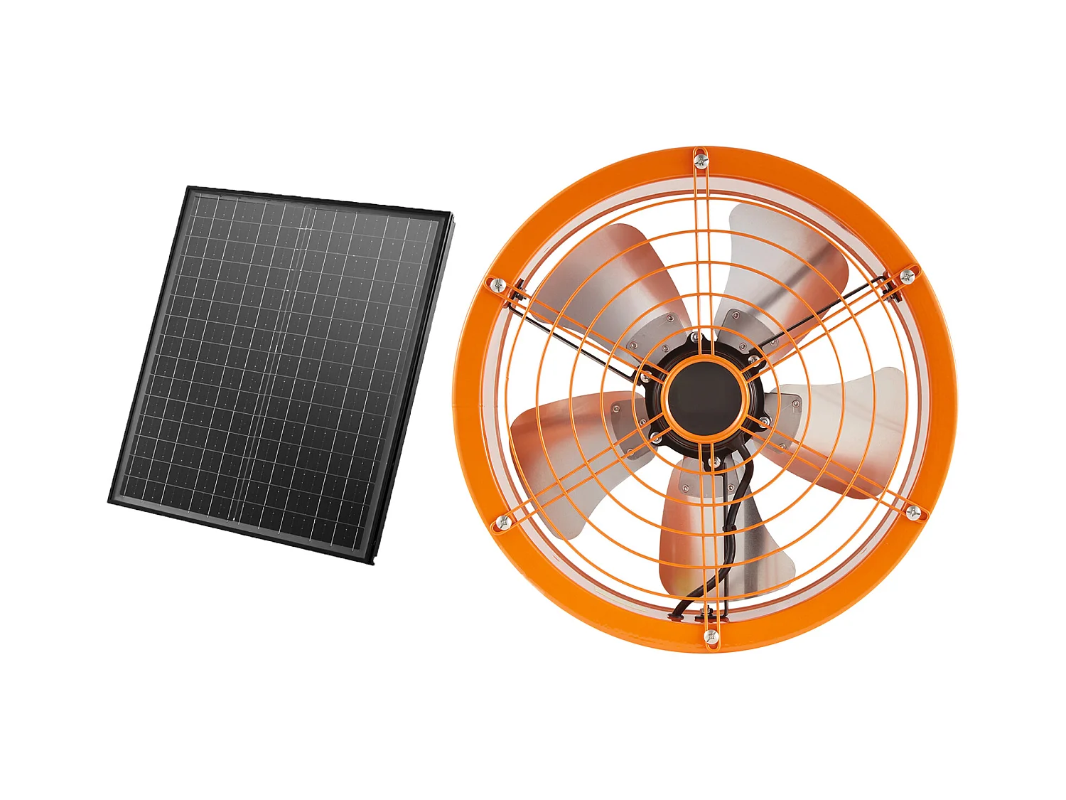 Dachboden-Entlüftungsventilator SucceBuy, Axialventilator, 35,6 cm, 36,8 m³/min mit einstellbarem Thermostat