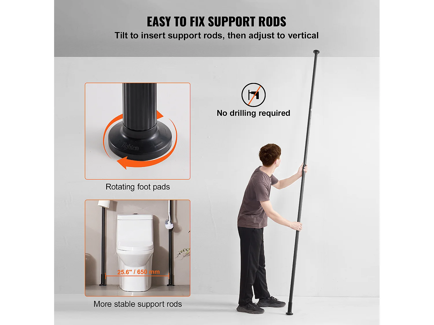 Rangement sur la Toilette SucceBuy, 4 Niveaux, Économiseur d'Espace, Organisateur