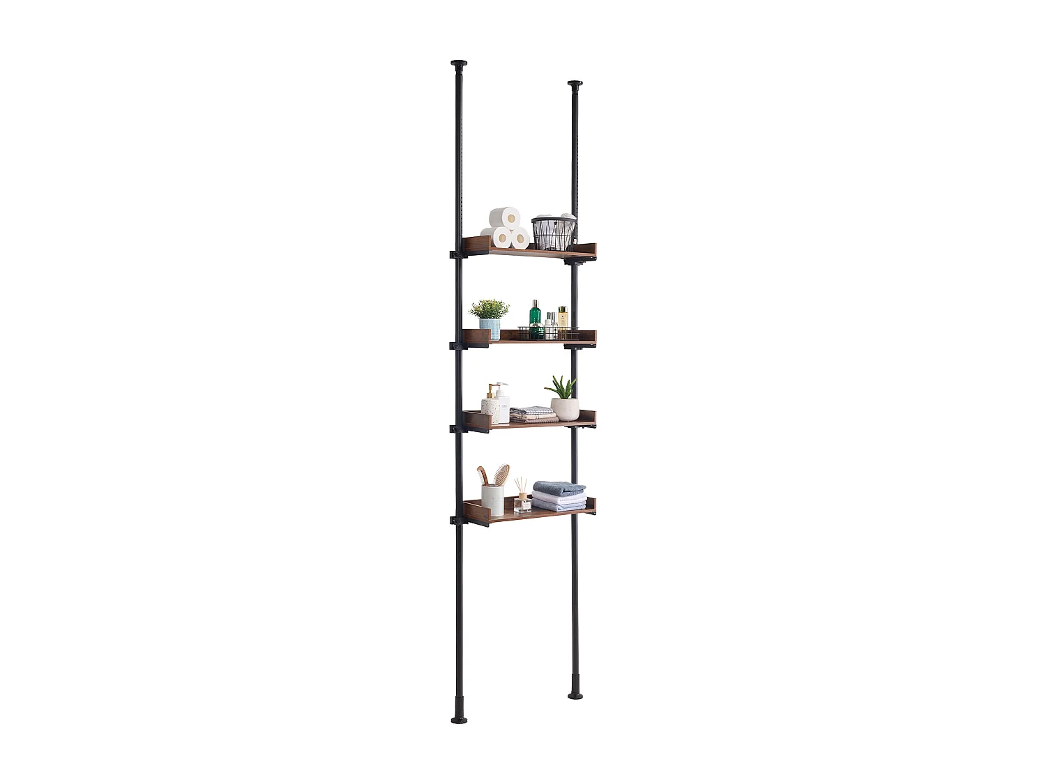 Rangement sur la Toilette SucceBuy, 4 Niveaux, Économiseur d'Espace, Organisateur