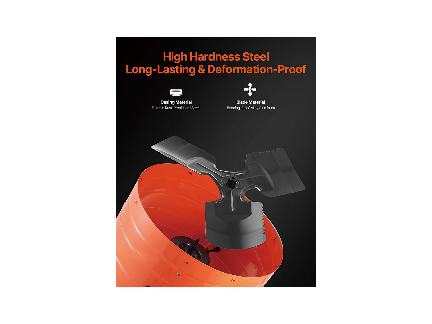 Ventilateur d'Extraction de Grenier SucceBuy, 83.2 m³/min, 42 x 27,5 cm avec Thermostat Ajustable