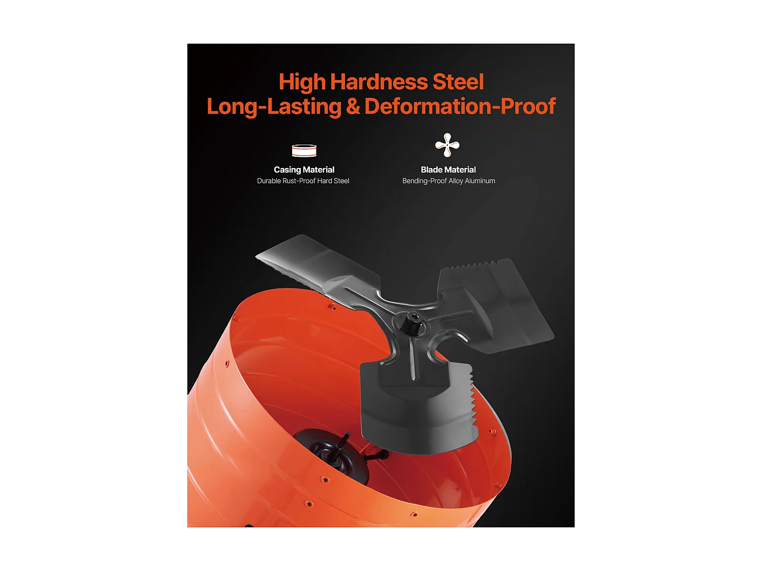 Ventilateur d'Extraction de Grenier SucceBuy, 83.2 m³/min, 42 x 27,5 cm avec Thermostat Ajustable