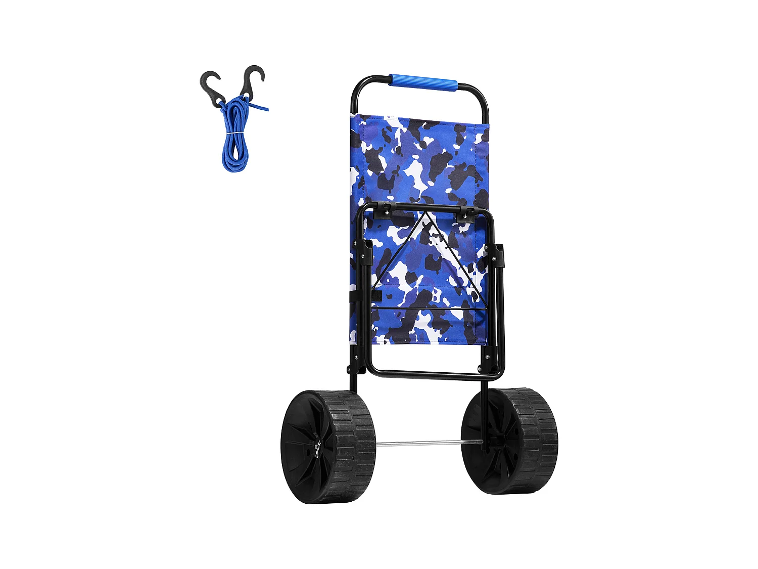 Chariot de Plage avec Grandes SucceBuy, 25 cm PE Solid Wheels pour la Plage et le Jardinage