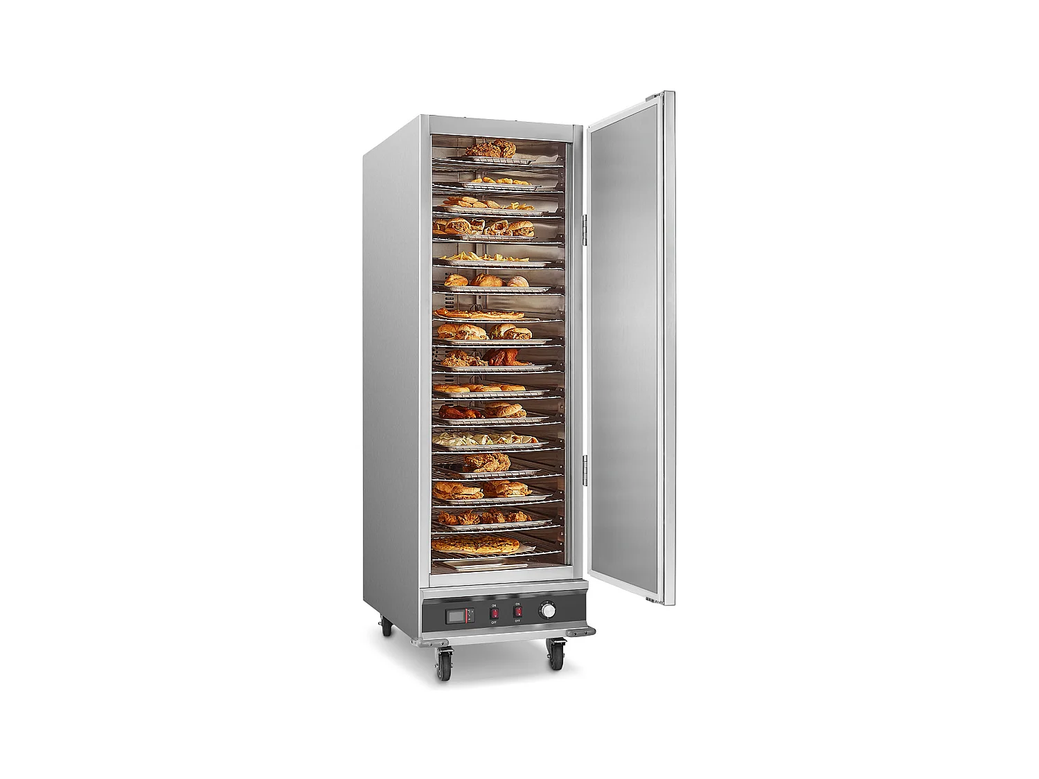 Chauffe-Plats SucceBuy, Armoire de Concession à 16 Niveaux, avec Bac à Eau pour Réchauffer
