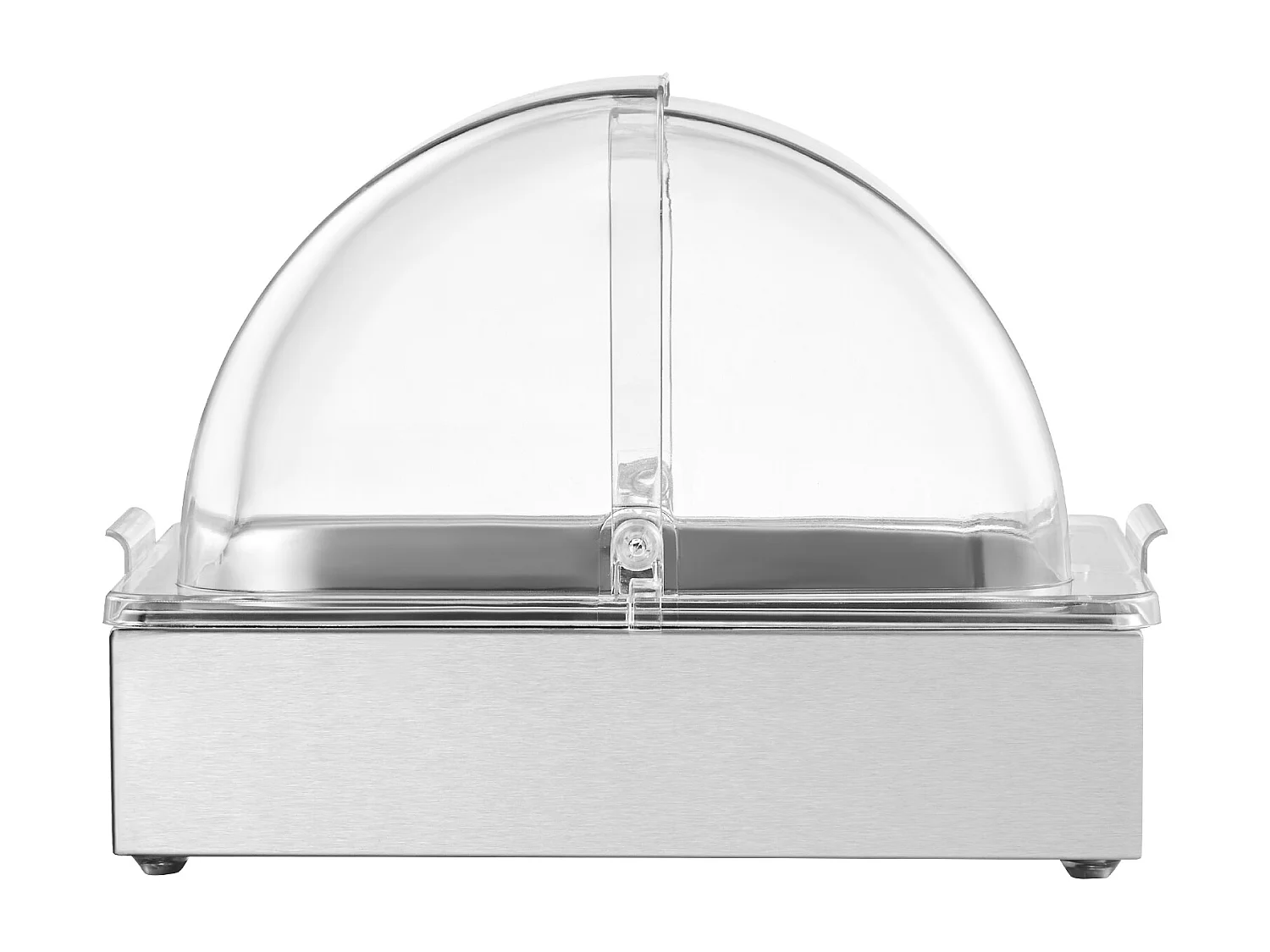 Conteneur d'Affichage Alimentaire de Comptoir SucceBuy, Plateau Distributeur de Buffet Traiteur Contenant de Service 1/2 Contenant