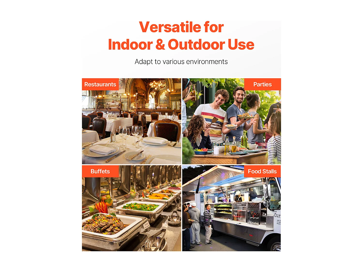 Voedselpresentatiebak voor op het Aanrecht SucceBuy, met Deksel voor Kruiden, Roestvrij Staal, Robuust en Eenvoudig te Reinigen