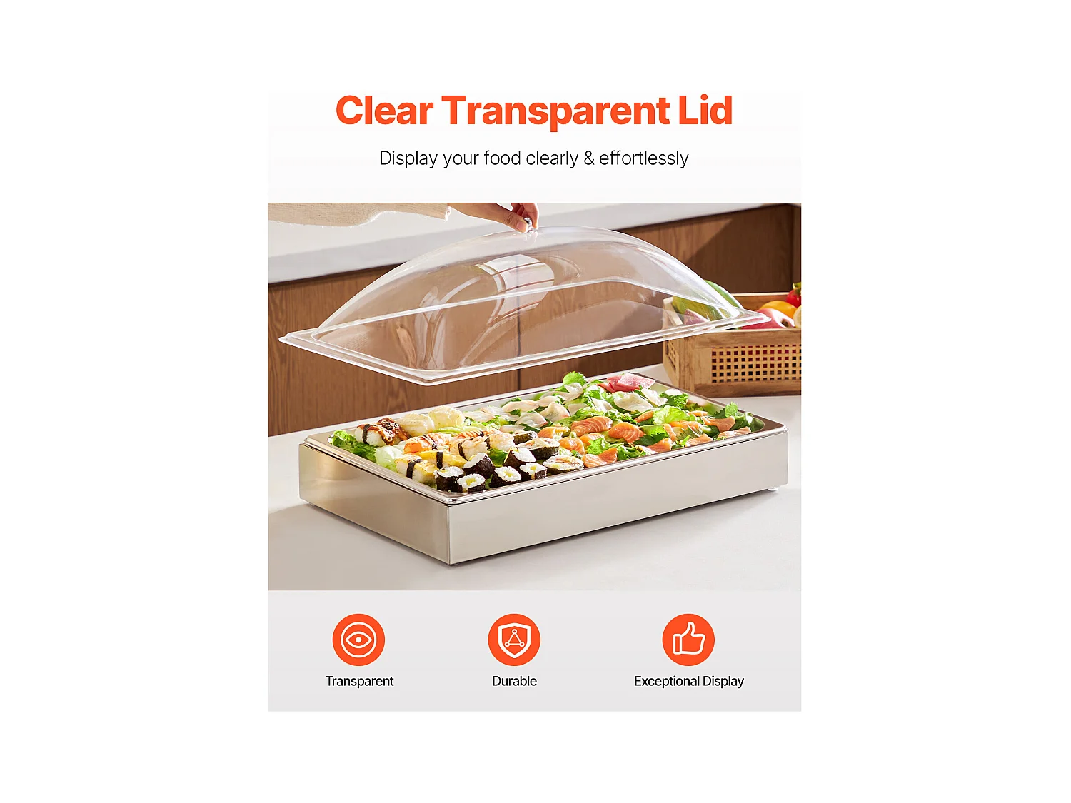 Distributeur d'Épices SucceBuy, avec 1 Compartiment et Couvercle Incurvé, 1 Compartiment