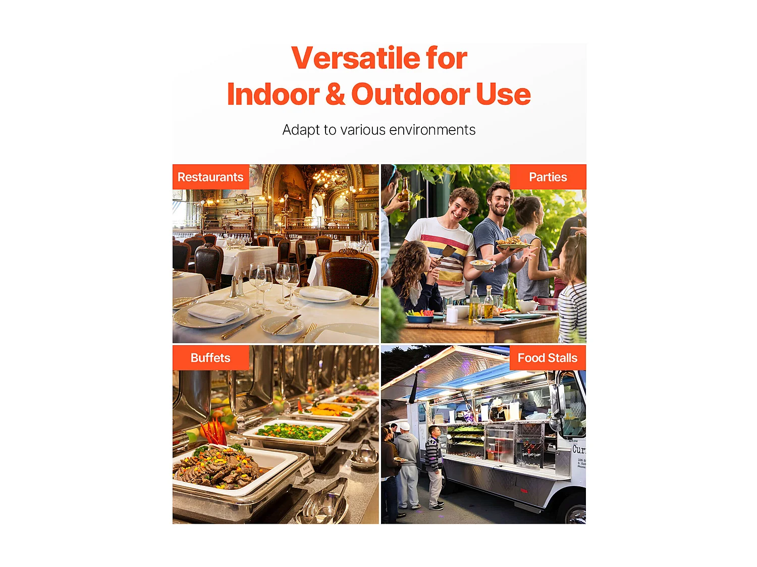 Kruidendispenser SucceBuy, met 1 Compartiment en Gebogen Deksel, 1 Compartiment, Roestvrij Staal, Robuust en Eenvoudig te Reinigen