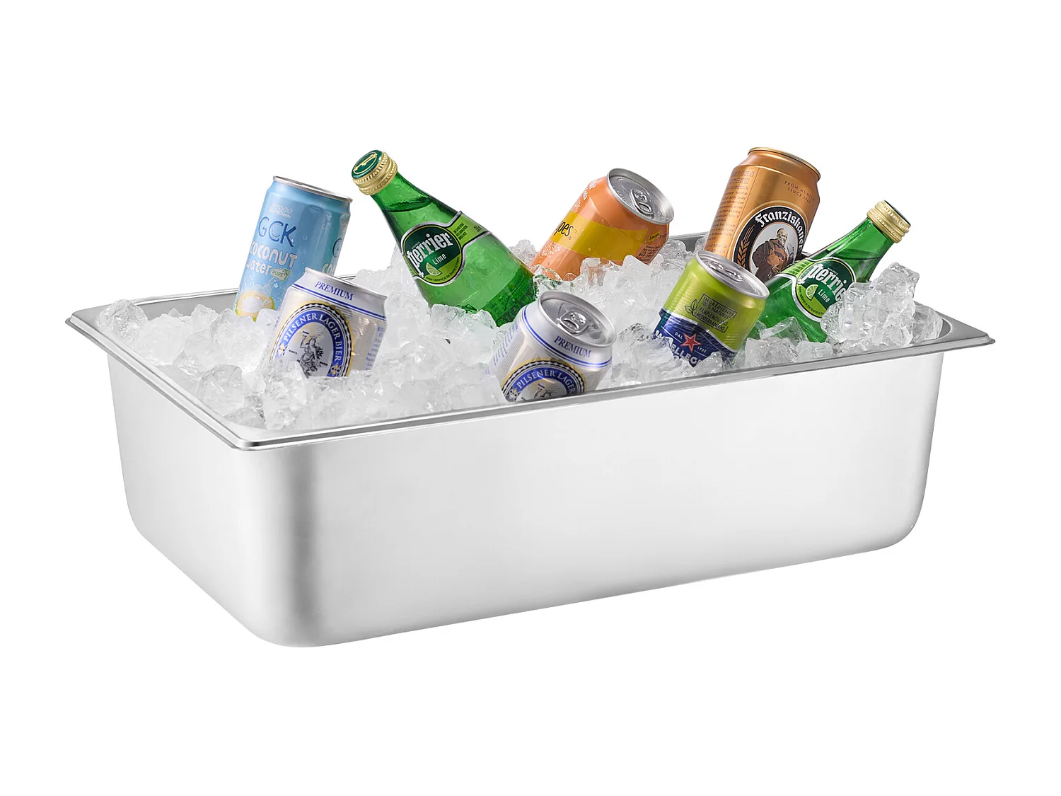 Contenedor de Exhibición Alimentaria de Mostrador SucceBuy, con Plato de 5 Recipientes de Condimentos