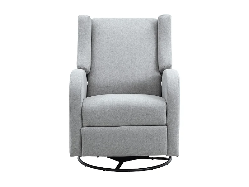 Fauteuil Inclinable et Pivotant Électrique SucceBuy, à Angle Réglable, Gris Clair