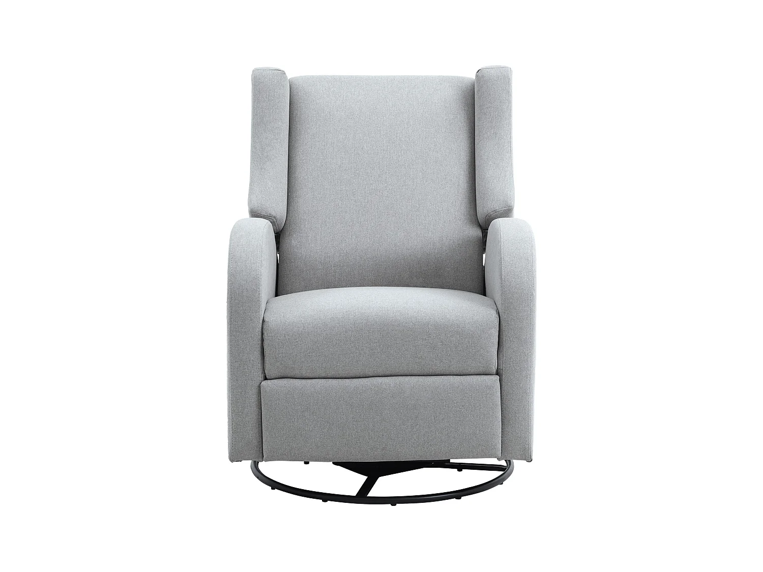 Fauteuil Inclinable et Pivotant Électrique SucceBuy, à Angle Réglable, Gris Clair