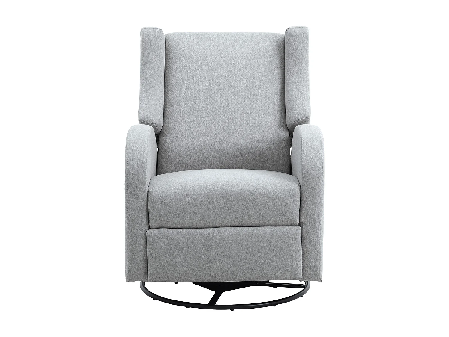 Fauteuil Inclinable et Pivotant Électrique SucceBuy, à Angle Réglable, Gris Clair
