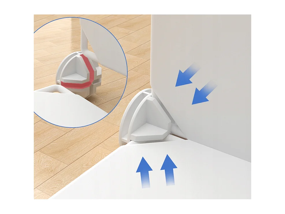 MODULARER KLEIDERSCHRANK WEISS REGAL STÄBE REGALE GERÄUMIG