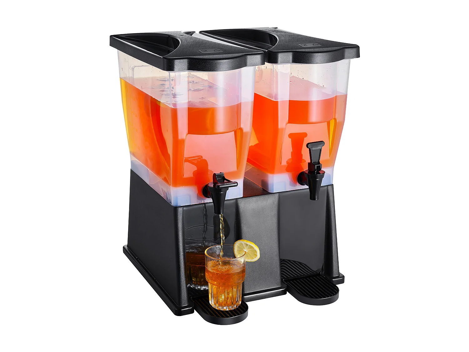 Distributore di Bevande SucceBuy Dispenser di Bevande per Feste in Plastica da 11 Litri con Supporto