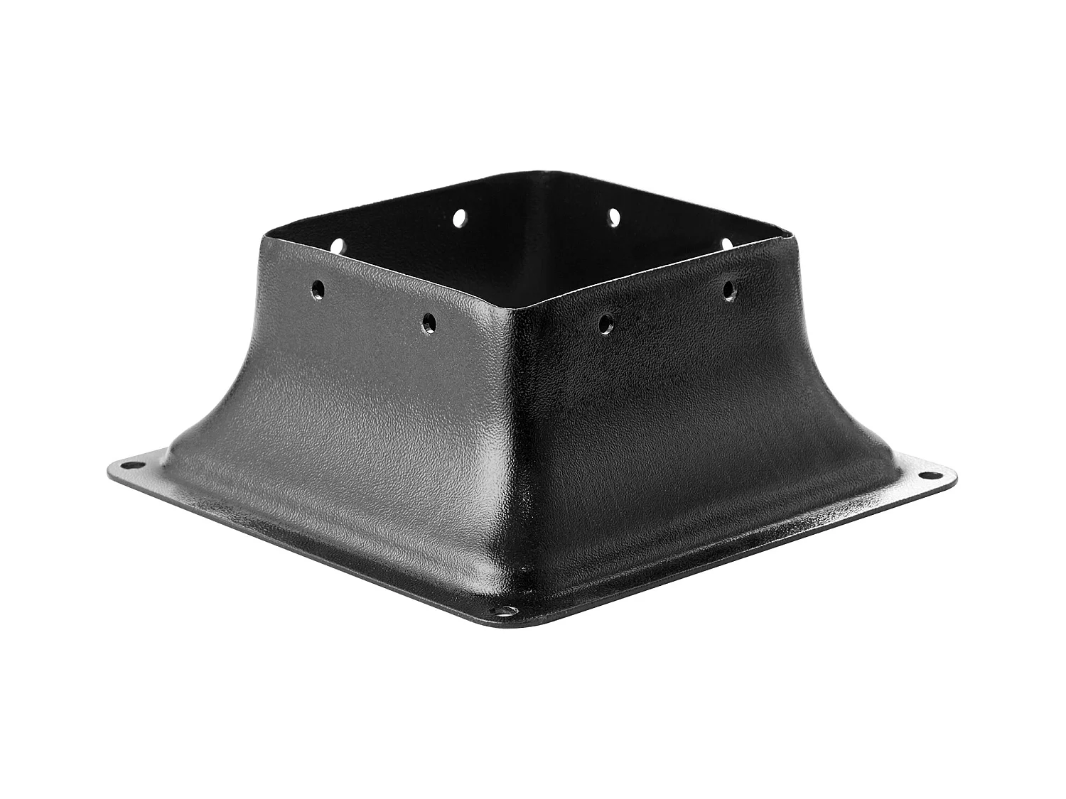 Kit de Supports SucceBuy Lot de 4 Supports de Base de Poteau Robustes 10 × 10 cm pour Ancrages en Bois Standard