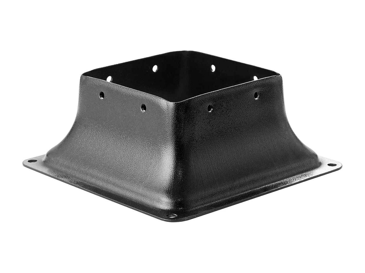 Kit de Supports SucceBuy Lot de 4 Supports de Base de Poteau Robustes 10 × 10 cm pour Ancrages en Bois Standard